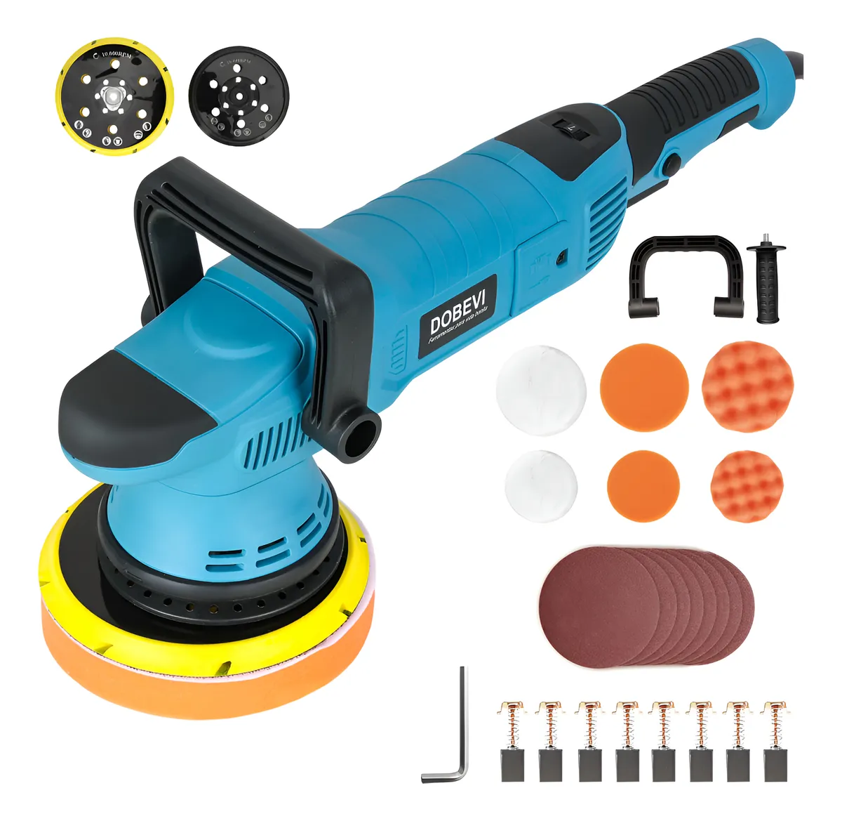 Politriz Eletrica Roto Orbital 15mm 5 E 6 Pol 1600w
